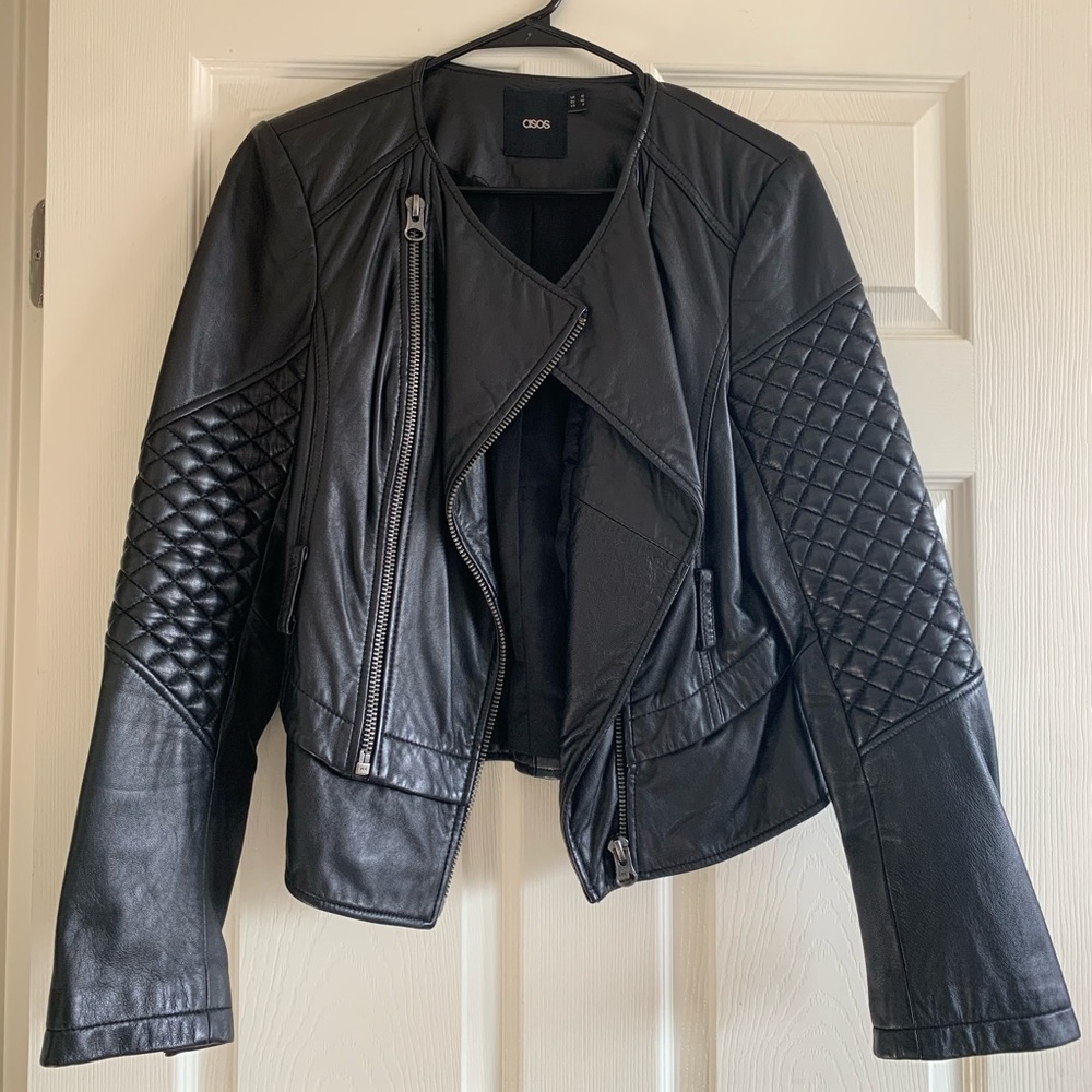 Asos Black Leather Jacket